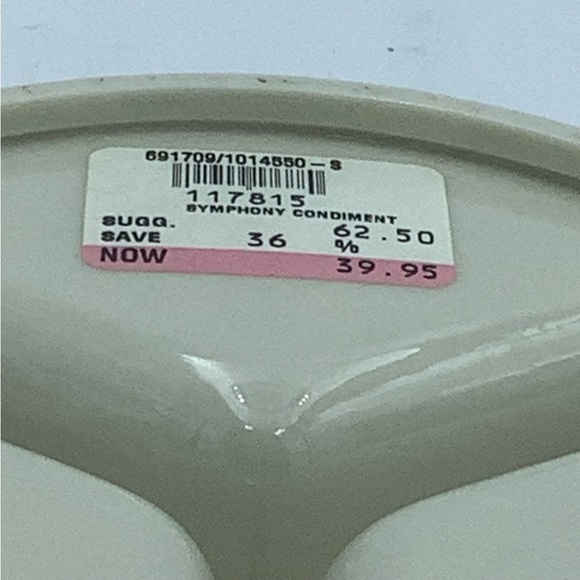 Lenox  Symphony Divided Serving Bowl - Picture 4 of 5